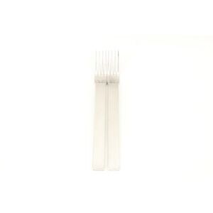 2 - Gourmet Settings "Pure" Stainless Sleek Modern 18/10 Salad Fork